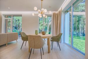 Modern interieur van een woonkamer